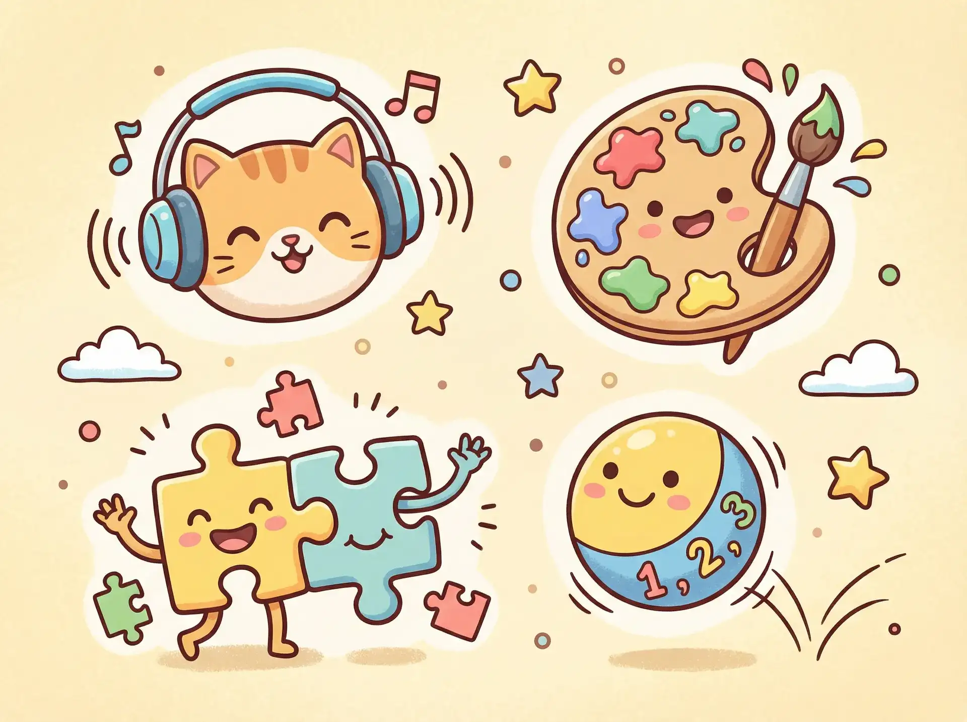 小朋友的手工作品 - 哆啪啪 益智创作
